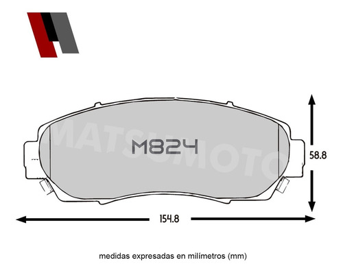 Pastillas De Freno Delantera Honda Odyssey Van 2005-2010 Foto 3