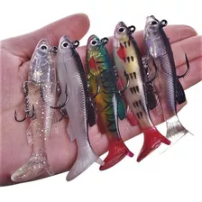  Señuelos Pesca Blando Tipo Pez Silicona 7.8cm 12g