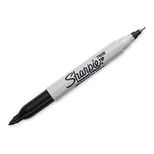 Marcador Sharpie Negro Doble Punta / Artesano Librería