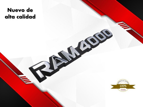 Emblema Lateral Izquierdo Dodge Ram 4000 1998-2003 Foto 3