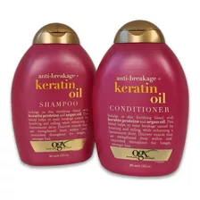 Pack Keratin Oil Shampoo + Acondicionador 13oz-385ml