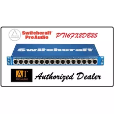 Patchbay 16 Vias Xlr Fêmea X Db25 Switchcraft Pt16fx2db25 