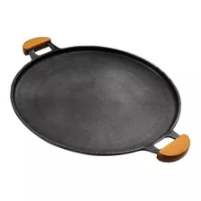 Chapa Disco 40cm Teflon Alumínio Fundido