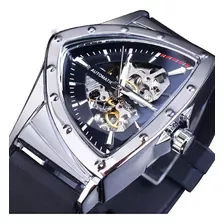 Reloj Mecánico Automático Con Dial Triangular Para Hombre