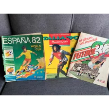 Álbumes Futbol 82-86-90 Completamente Llenos..