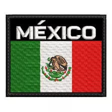 Pack De 10 Pza Bordado Bandera De Mexico