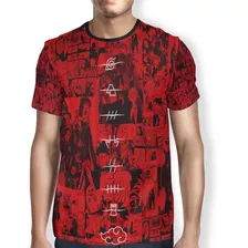 Camiseta Akatsuki Renegado Naruto Cosplay Geek Full