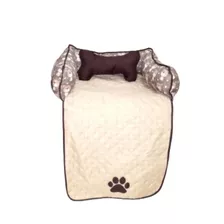 Protetor Sofá Pet Impermeável Pequeno Cachorro Oferta Avelã