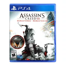 Assassin's Creed Iii Remastered Standard Edition Ubisoft Ps4 Físico