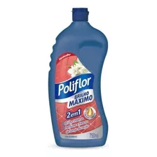 Autobrilho Poliflor Brilho Máximo Vermelho Líquida Em Squeeze 750 Ml