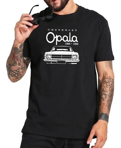Camiseta Masculina Opala 1968 - 1992 Gm Camisa Carro Antigo