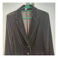 Blazer Terciopelo Vintage Mujer Importado Uk