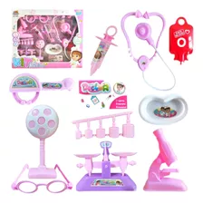 Kit Brinquedo Medico Infantil Interativo Educativo Acessório