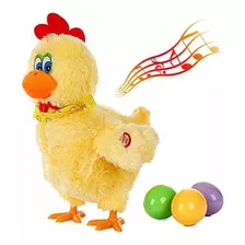 Besteamer Chicken Animal Toy Doll Poniendo Huevo Electri