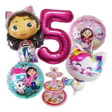 Globo Gabby Casa Muñecas Gaby Dollhouse Cats Confetti Numero