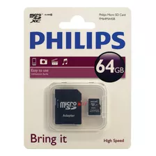 Tarjeta Microsdhc Philips 64gb - Ps
