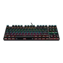 Teclado Mecanico Para Juegos 60% Interruptores Azules Sin T