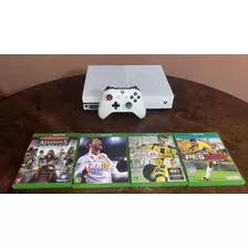 Console Xbox One S 500 Gb Na Caixa + 4 Jogos De Brinde E Controle Com Borracha Protetora De Analógico, Se Houver Interesse, Passo O Meu Contato 