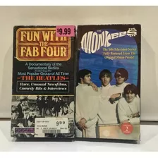 Los Beatles Documental The Monkees 2 Episodios 2 Vhs