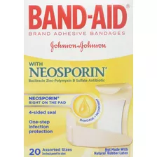 Band-aid Con Vendas Neosporin Varios Tamaños 20 Cada Uno (.