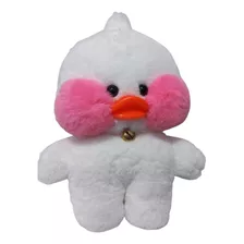 Pelúcia Lalafanfan 30cm Branco Pato Kawai