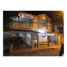 Se Vende Casa De 2 Niveles, 5 Habitaciones En Bello Campo, Por La Charle De Gaulle, En Santo Domingo Est
