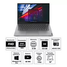 Laptop Lenovo Thinkbook 14, Intel Core I7-1165g7, 512gb Ssd