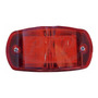 Plafon Rectangular 4x2(in) 15 Led Mica Rojo No.18523