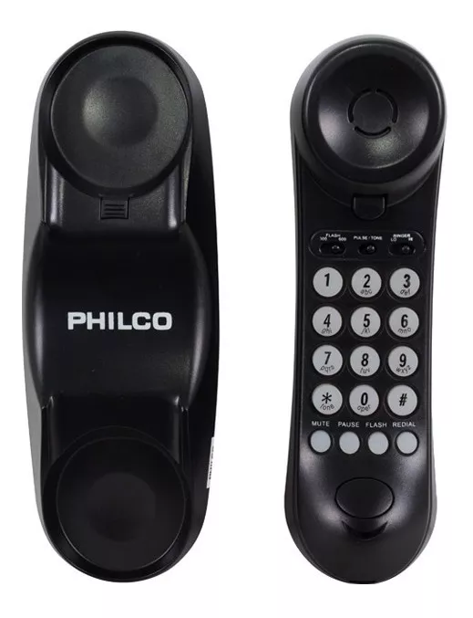 Telefono Fijo Philco Gondola Negro / Tecnocenter