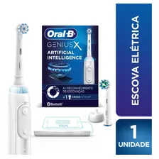 Escova De Dente Elétrica Recarregável Oral-b- Geniusx Bivolt