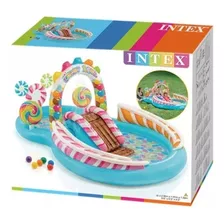 Piscina Infantil Intex Playground Candyzone Escorrega Tobogã