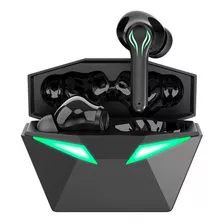 Auriculares Inalambricos Gamer Inear Celular Pc Earbuds Noga Color Negro