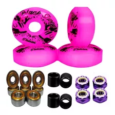 Kit Rodinhas + Rolamentos Abec 3 Black Sheep 100% Original!!