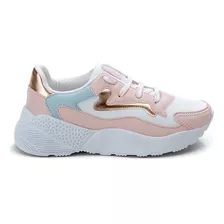 Tenis Branco Feminino Olimp Chunky Sneaker Buffalo Original