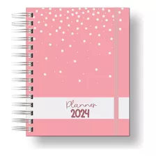  Planner Agenda Semanal/ Mensal 2024 Organizador Anual Pink