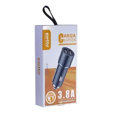 Cargador Auto Ewtto Ultra Rapido 2 Usb 3.8a / Crisol Tecno