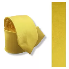 Gravata Amarela Trabalhada - 6un