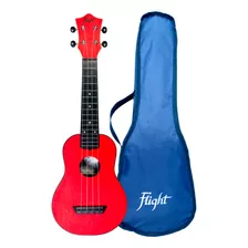 Flight Ukelele Soprano Tus-35 Rojo