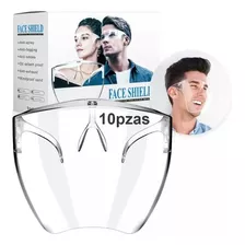 Careta Protector Cubre Boca Ojos Nariz Reutilizable Facial