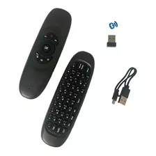 Mini Controle Com Teclado Air Mouse Para Smart Tv Ou Pc