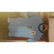 Camiseta Infantil Sel. Uruguaya C/leyenda N° 21 Y Cavani