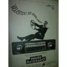 Publicidad Clipping Automoviles Auto Radio Philips Volando