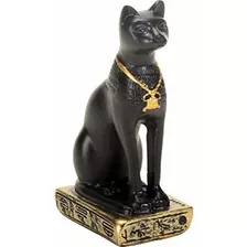 Escultura De Estatua De La Diosa Del Gato Felino Bastet Egip