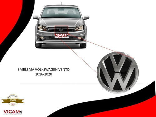 Emblema Para Parilla Volkswagen Vento 2016-2020 Foto 5