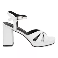 Sandalia Taco Blanca 45902