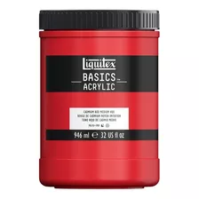 Tinta Acrílica Liquitex Basics Cadmium Red Medium Hue 946ml 