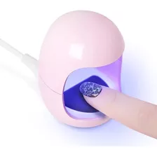 Mini Cabina Secador Uñas Uv Rapido Led 30s Rosa