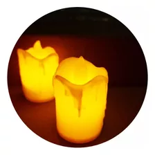 Velas Led Derretidas Pack X 12u Deco