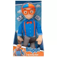 Peluche Blippi Interactivo 15 Frases En Español / Original