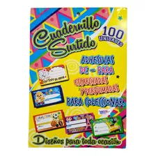 Cuadernillo Tarjetas De Regalo Para Fiestas X 100 Stickers